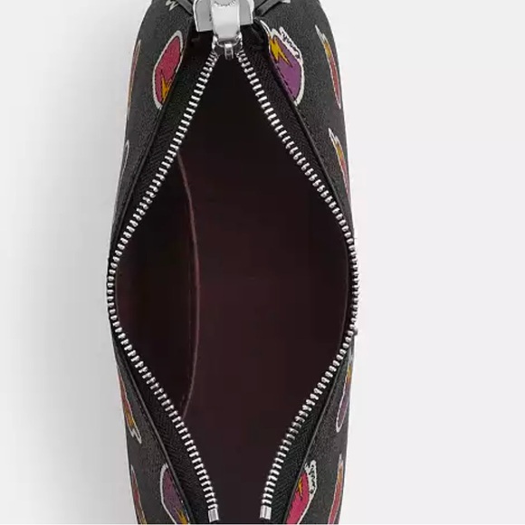 Coach Teri Shoulder Bag With Heart Bolt Print - Picture 14 of 14